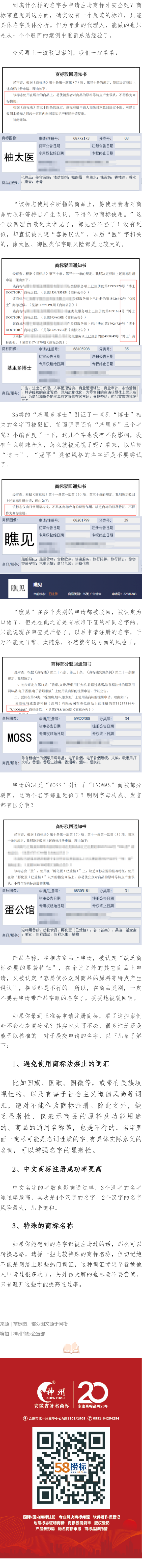 最新商標(biāo)審查趨勢(shì)--由駁回理由總結(jié)審查思路